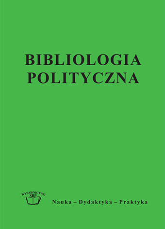 Okładka Bibliografia a polityka