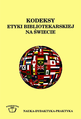 Okładka Kodeksy etyki bibliotekarskiej na świecie