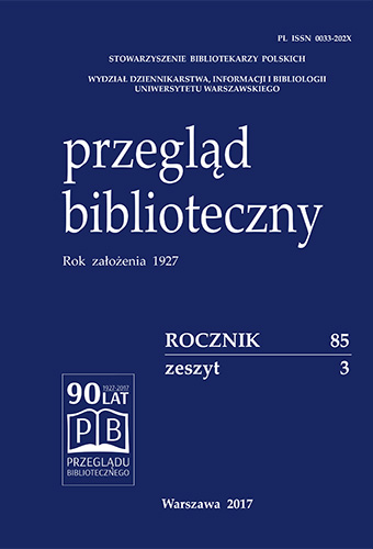 Okładka Biblioteki Brajlowska i Czarnodrukowa Zakładu dla Niewidomych w Laskach