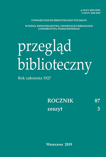 Okładka Documents of personal life in personal bibliographies. Exploratory research