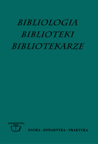 Okładka Bibliologia, biblioteki, bibliotekarze