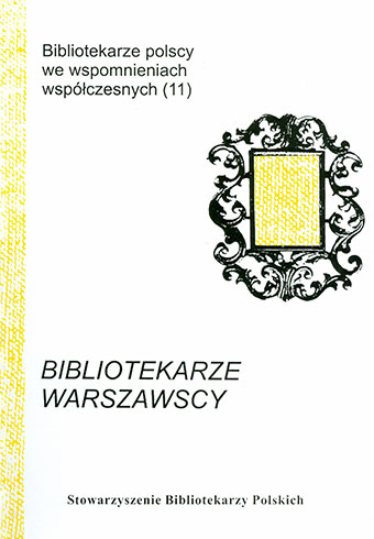 Okładka Bibliotekarze warszawscy