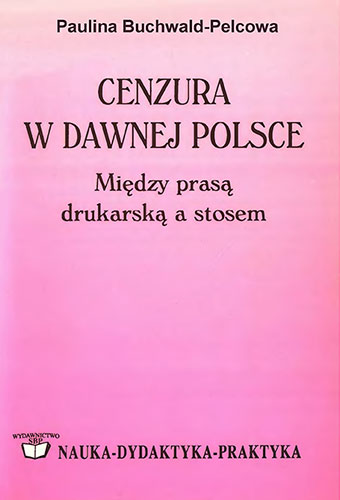 Okładka Cenzura w dawnej Polsce